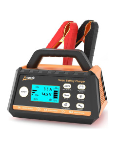 Cargador de Batería Ampeak 15A 6V/12V Inteligente Automático