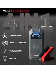 Arrancador de Salto Schumacher SL1674 1500A 12V Carga Inalámbrica 2