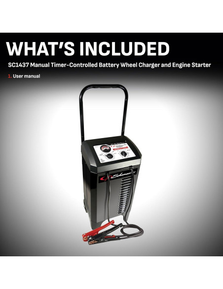 Cargador de Batería Schumacher SC1437 150A 12V Manual