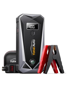YaberAuto YA40 Arrancador de Batería 5500A 26800mAh Luz LED