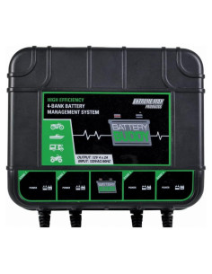 Cargador Extreme Max 1229.4023 para 4 Baterías 12V