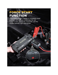 Arrancador de Batería AVAPOW A28 3000A 12V Portátil 2