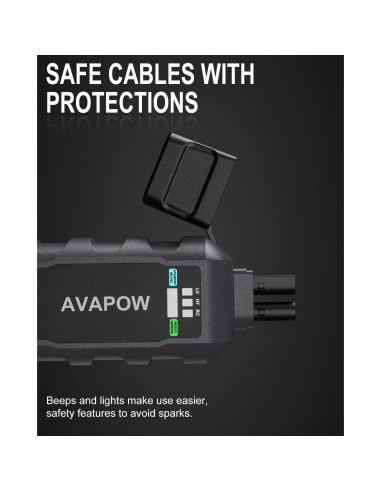 Arrancador de Batería AVAPOW A28 3000A 12V Portátil