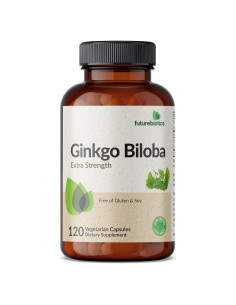 Ginkgo Biloba Extra Fuerte Futurebiotics 500mg 120 Cápsulas Veganas