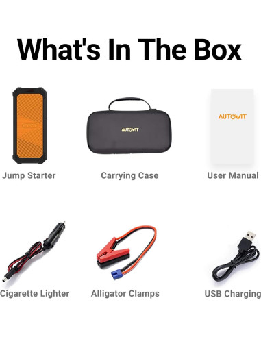 Arrancador Portátil Autowit SuperCap 2 800A 12V Sin Carga