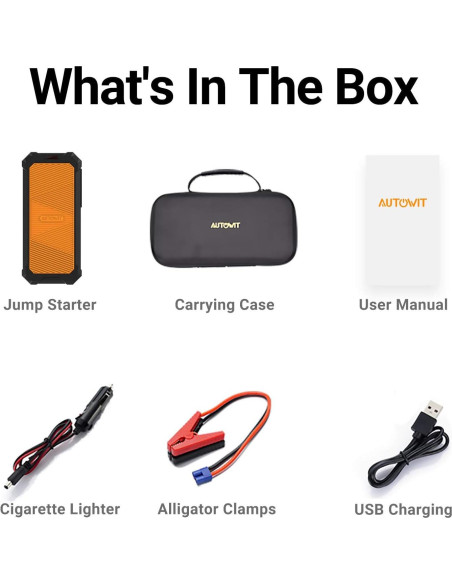 Arrancador Portátil Autowit SuperCap 2 800A 12V Sin Carga
