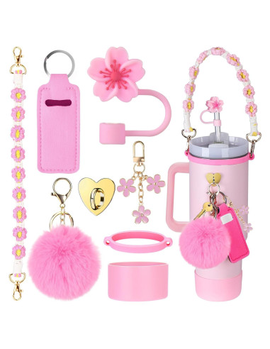 Accesorios Mity Rain para Taza Stanley 30/40 oz Rosa