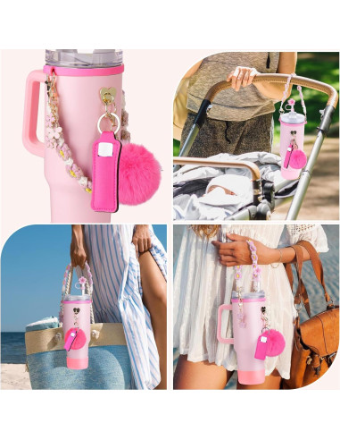 Accesorios Mity Rain para Taza Stanley 30/40 oz Rosa