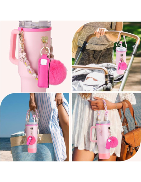 Accesorios Mity Rain para Taza Stanley 30/40 oz Rosa