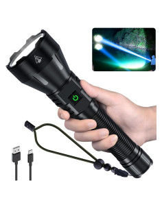 Linterna Recargable Driverwish 990000 Lúmenes LED Impermeable