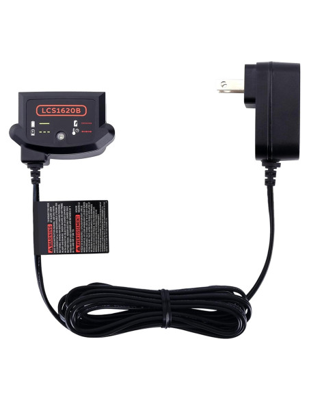 Cargador de Batería Litio Elefly LCS1620B 20V Compatible Black & Decker