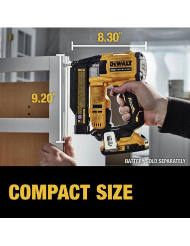 Clavadora de Pines Inalámbrica DEWALT 20V MAX 23 Ga