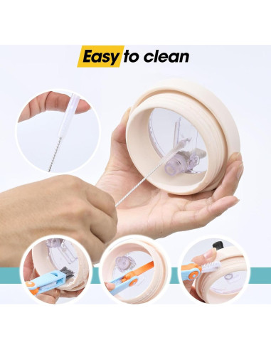 Tapa de Silicona Flip para Stanley Quencher 40 oz - Crema