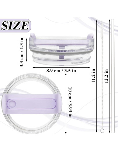 Tapa de 1.18L TiciKim para Taza Stanley Quencher 2.0