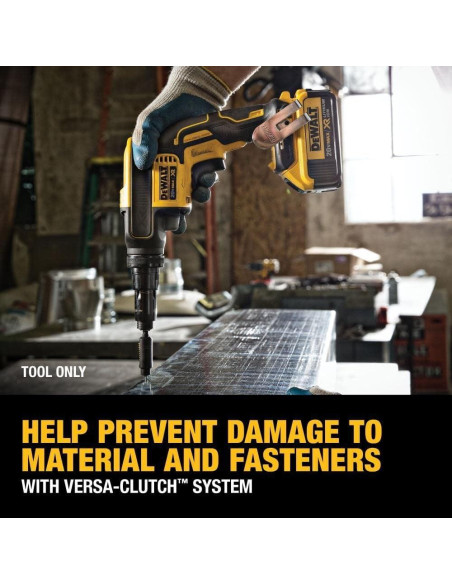 Atornillador DEWALT 20V MAX DCF622, Torque Ajustable, Inalámbrico