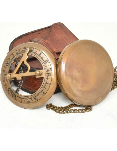 Brújula de Sol Vintage A S Handicrafts - Bronce Antiguo