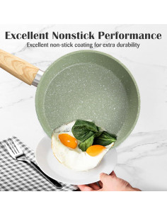 Juego de Ollas y Sartenes DishDelight 12 Piezas Antiadherente 2