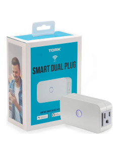 Enchufe Doble Inteligente TORK WFIP2 Wi-Fi 2 Salidas