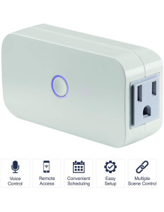 Enchufe Doble Inteligente TORK WFIP2 Wi-Fi 2 Salidas 2