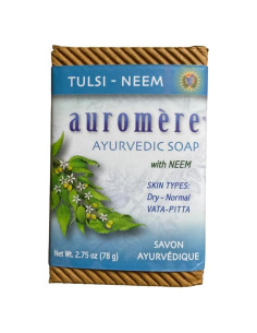 Jabón en Barra Auromere Tulsi Neem 77g - Natural y Ecológico