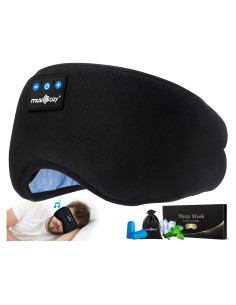 MUSICOZY Máscara para dormir Bluetooth 5.4 con auriculares
