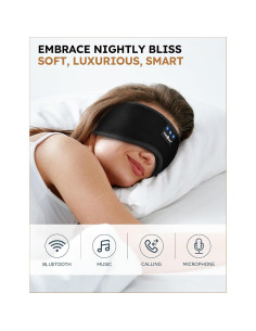 MUSICOZY Máscara para dormir Bluetooth 5.4 con auriculares 2