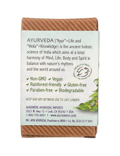 Jabón en Barra Auromere Tulsi Neem 77g - Natural y Ecológico 2