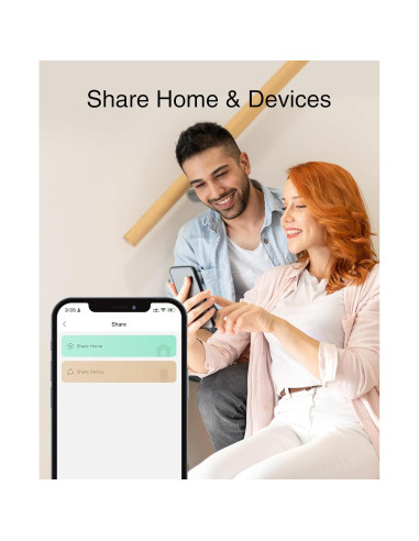 Enchufe Inteligente GHome WP2-A 15A Duales Tomas WiFi