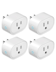 Enchufe Inteligente YNF 4 Pack Control Remoto Alexa