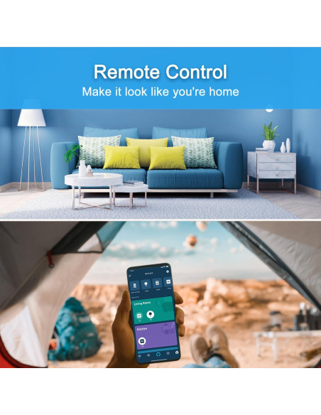 Enchufe Inteligente YNF 4 Pack Control Remoto Alexa