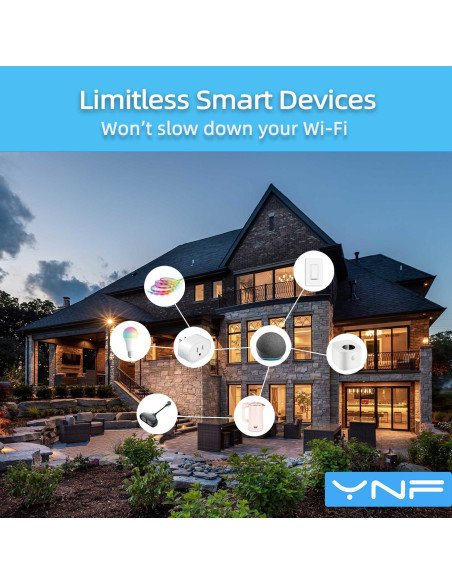Enchufe Inteligente YNF 4 Pack Control Remoto Alexa