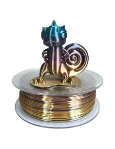 Filamento PLA Multicolor CC3D Silk Rainbow 1.75mm 1KG