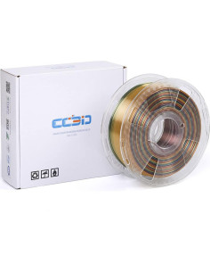 Filamento PLA Multicolor CC3D Silk Rainbow 1.75mm 1KG 2