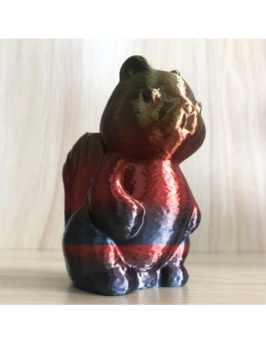 Filamento PLA Multicolor CC3D Silk Rainbow 1.75mm 1KG