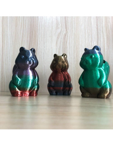 Filamento PLA Multicolor CC3D Silk Rainbow 1.75mm 1KG