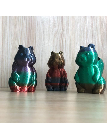 Filamento PLA Multicolor CC3D Silk Rainbow 1.75mm 1KG