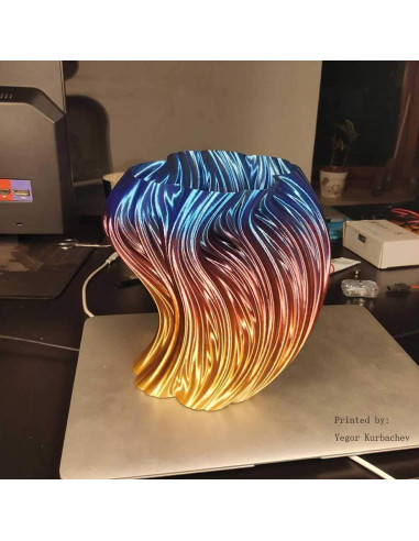 Filamento PLA Multicolor CC3D Silk Rainbow 1.75mm 1KG