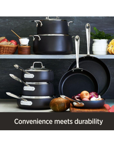 Sartén All-Clad HA1 Antiadherente 30.48 cm con Tapa