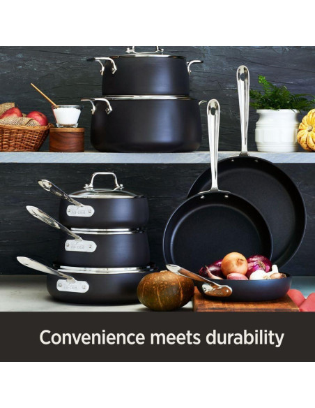 Sartén All-Clad HA1 Antiadherente 30.48 cm con Tapa