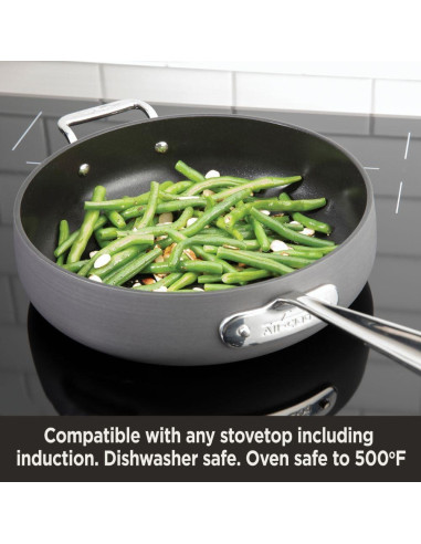 Sartén All-Clad HA1 Antiadherente 30.48 cm con Tapa