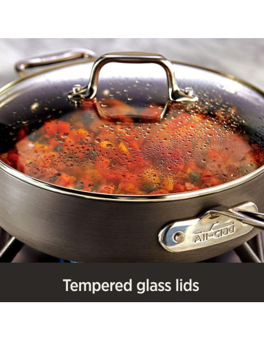 Sartén All-Clad HA1 Antiadherente 30.48 cm con Tapa