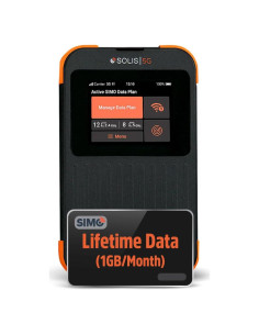Hotspot WiFi Portátil SIMO Solis 5G, 16 Dispositivos, 1GB/Mes
