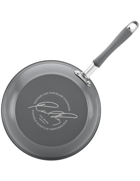Juego de Ollas y Sartenes Rachael Ray Cucina 12 Piezas Gris