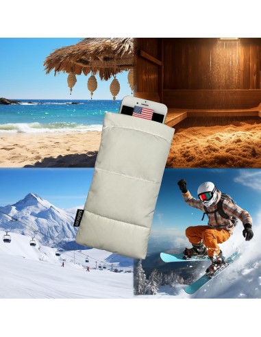 Funda Térmica SAFACUS para Teléfono Blanca 18.74x10.41cm