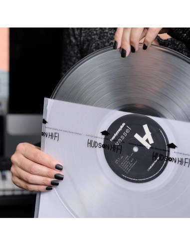 Fundas para Discos de Vinilo Hudson Hi-Fi 200 Piezas