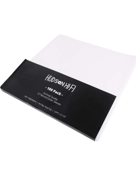 Fundas para Discos de Vinilo Hudson Hi-Fi 200 Piezas