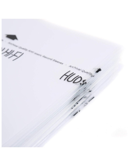 Fundas para Discos de Vinilo Hudson Hi-Fi 200 Piezas