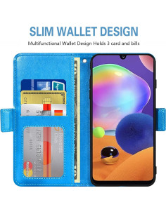 Funda Asuwish para Samsung Galaxy A31 con Protector y Soporte 2