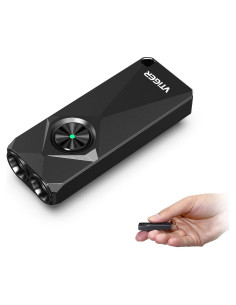 Linterna de Llavero VTIGER K1, 800 Lúmenes, USB Recargable