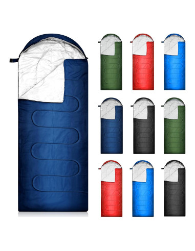 Sacos de Dormir Tranqun 10 Pcs Algodón Impermeables 4 Estaciones